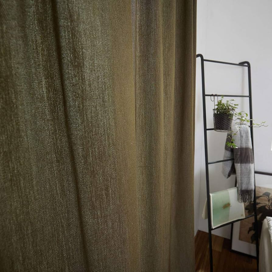 Amazon.co.jp: スミノエ(Suminoe) カーテン ダークグリーン 幅